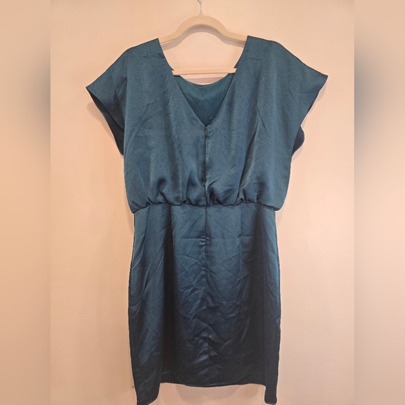 Trina Turk Teal Mini Dress Size 10 Nwt - Picture 6 of 12